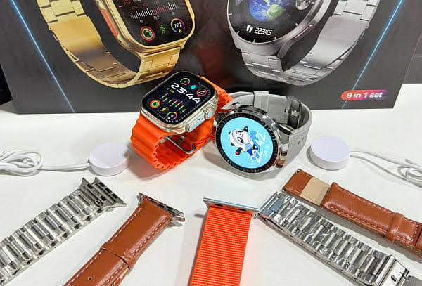 Combo 7 en 1 - 2 Smartwatch Gama alta y 7 Correas