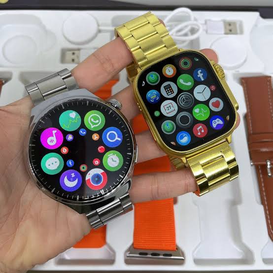 Combo 7 en 1 - 2 Smartwatch Gama alta y 7 Correas