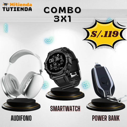 Combo (P9 + FD68 + Mini Power Bank)